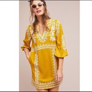 Akemi + Kin Shiloh Embroidered Tunic Dress